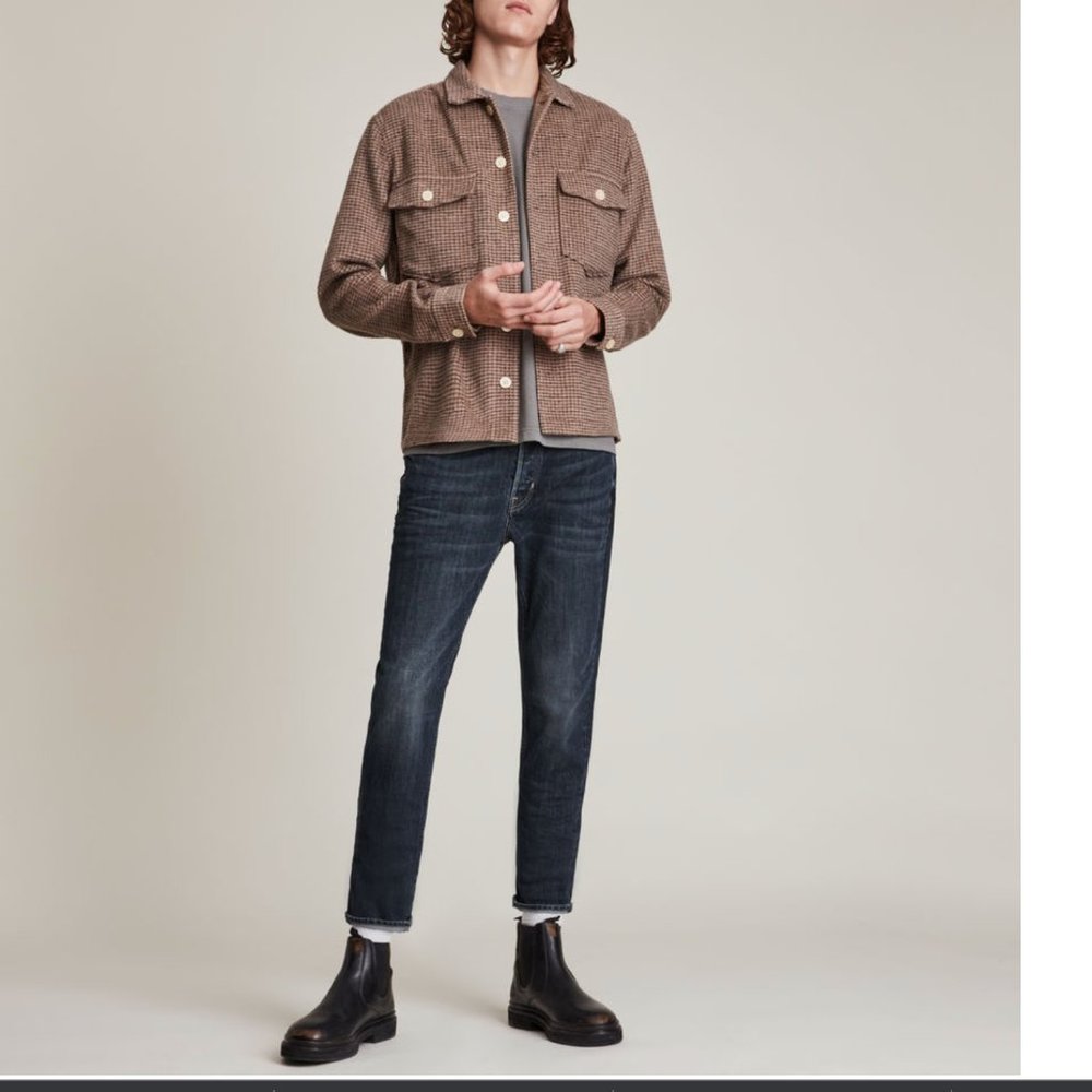 Jack Cropped Straight Jeans dark indigo